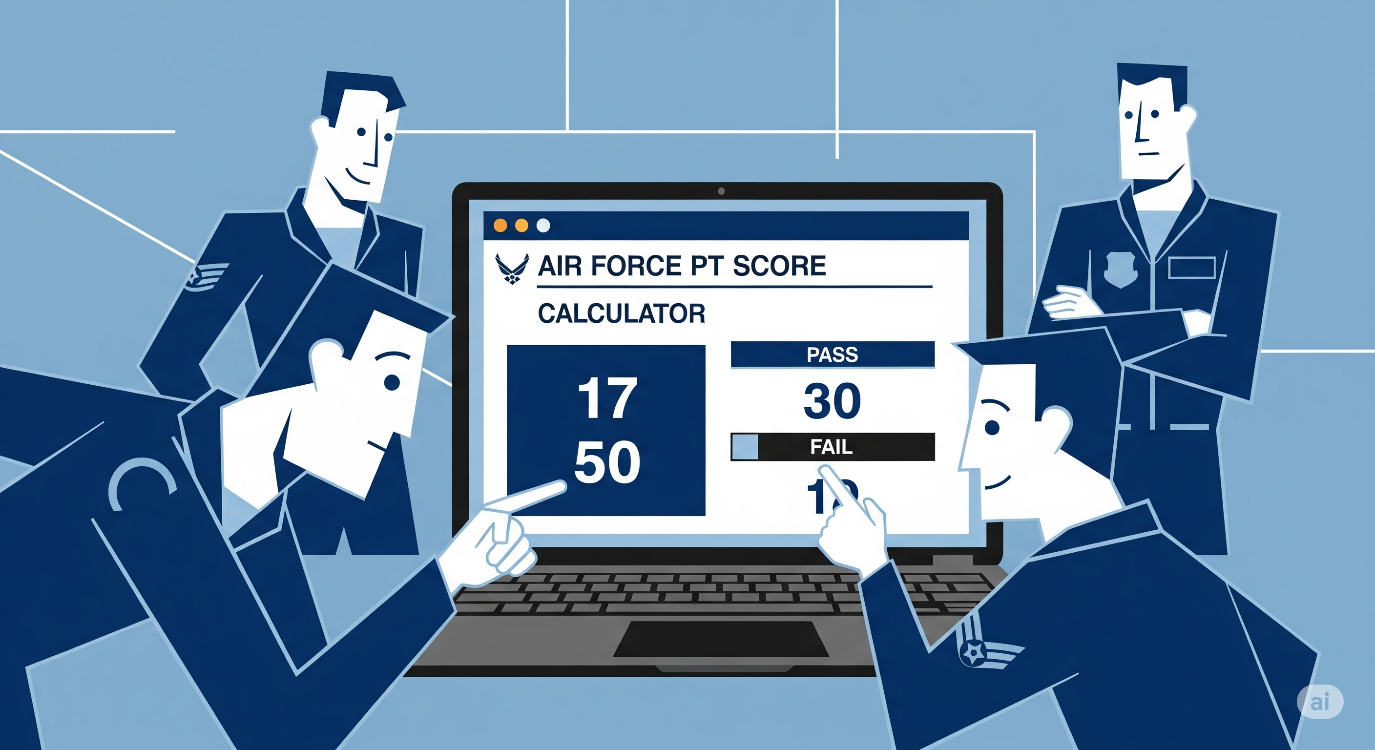 USAF PT Test Calculator
